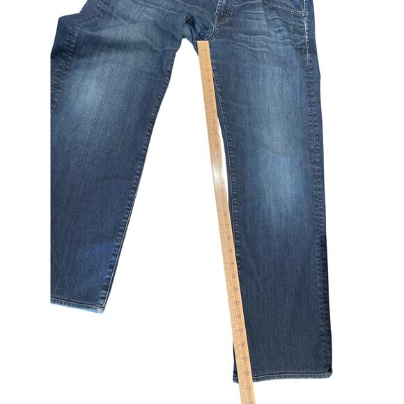 7 For All Mankind Austyn Straight Crop Jeans Women Size 36 Mid-Rise 28.5"Inseam - Picture 8 of 11